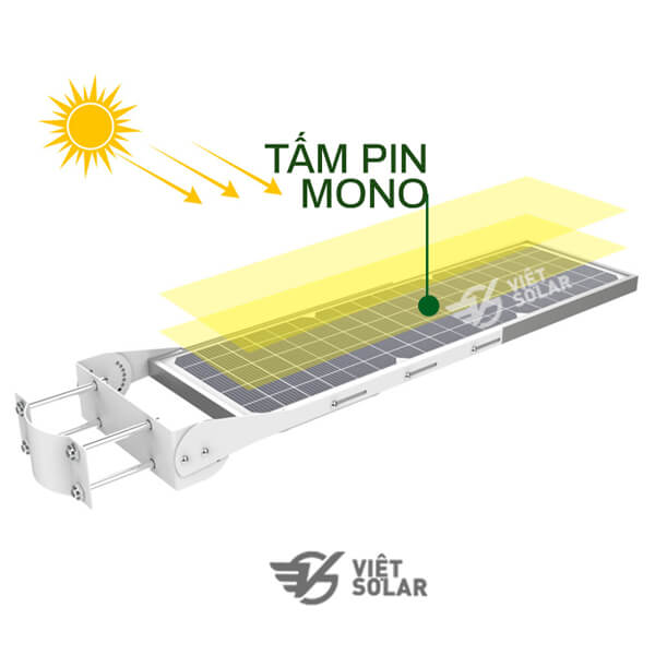 Tấm Pin mono đèn năng lượng mặt trời vietsolar vs100a